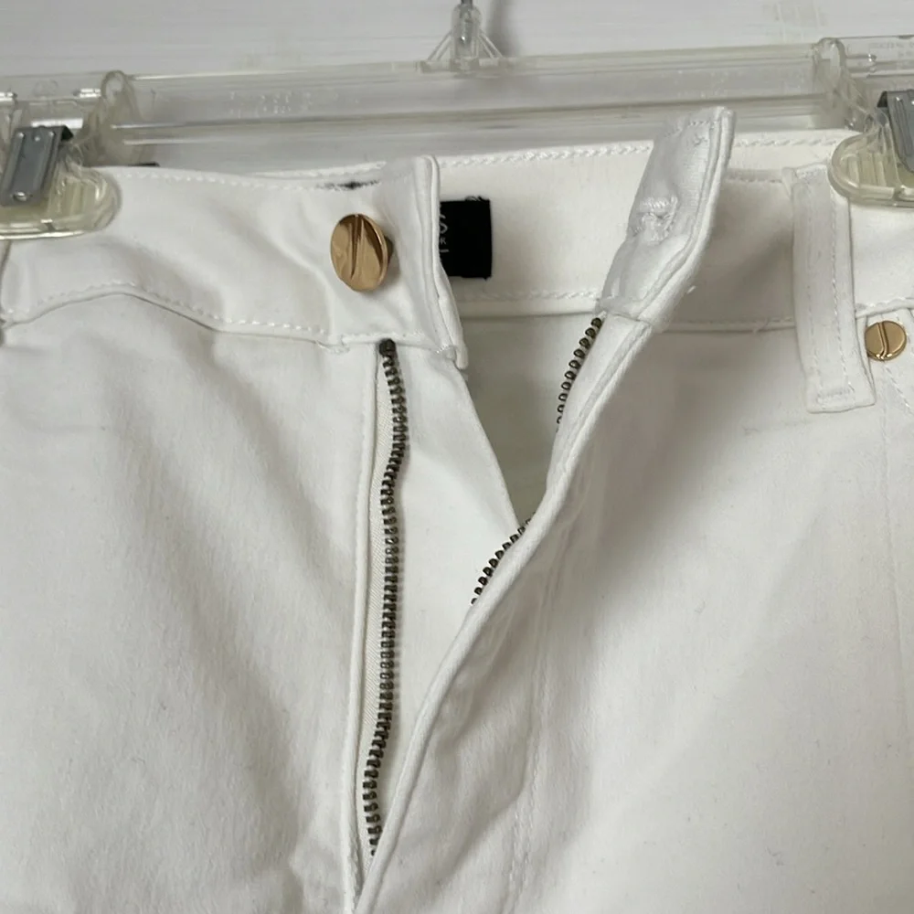 White split hem pants - Picture 4 of 6
